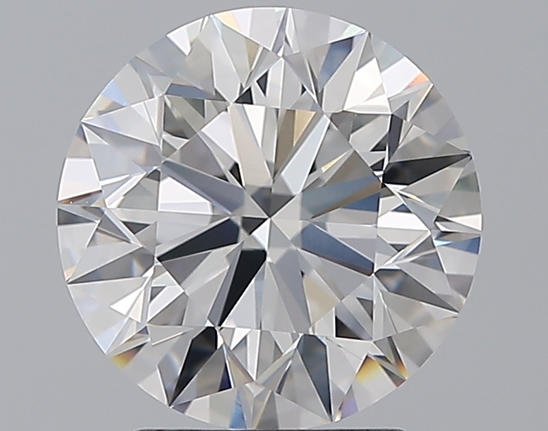 3 CaratD-VVS2 EX Cut Round Diamond