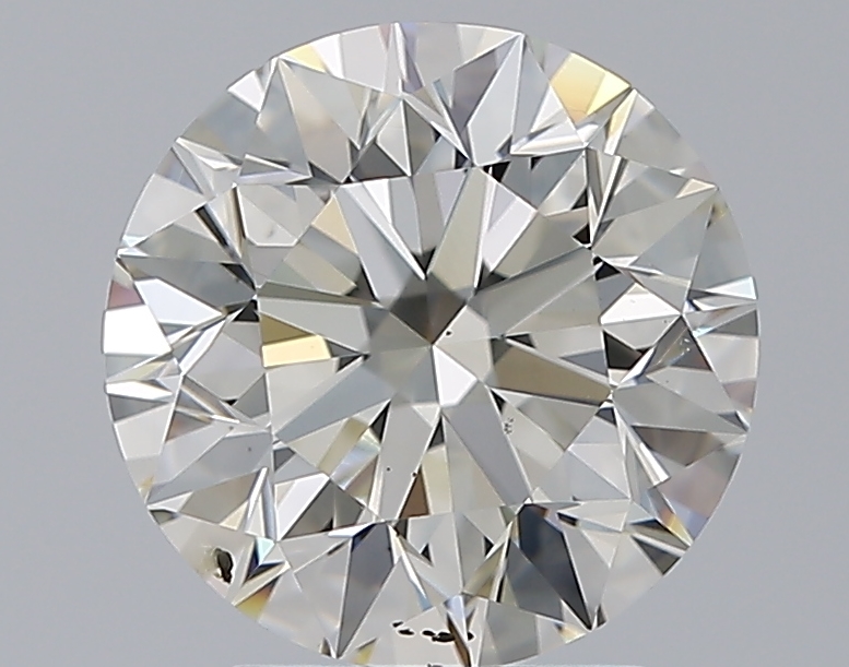 3.01 CaratJ-SI1 EX Cut Round Diamond