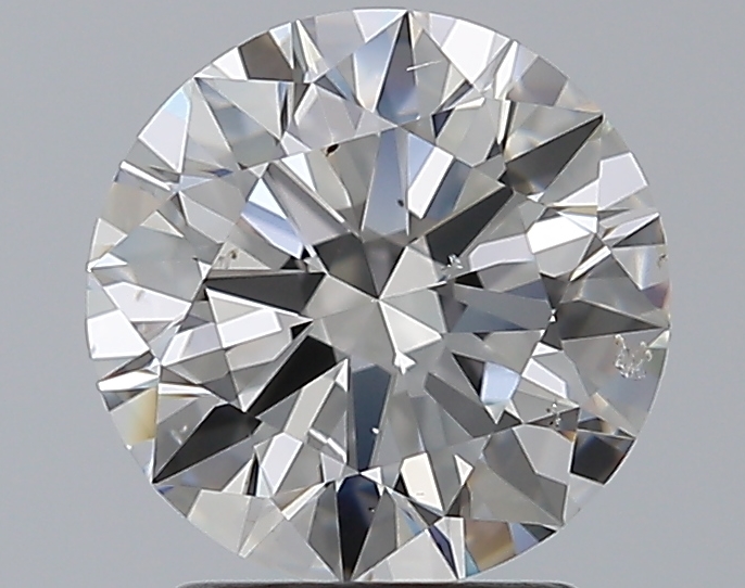 2.01 CaratG-SI1 EX Cut Round Diamond