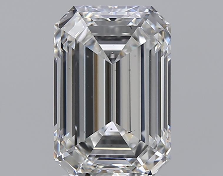 2 CaratF-SI1 - Cut Emerald Diamond