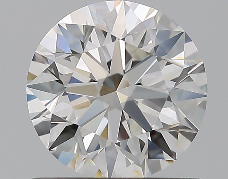 0.93 CaratF-VVS1 EX Cut Round Diamond