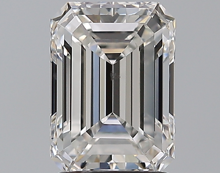 2 CaratG-SI1 - Cut Emerald Diamond