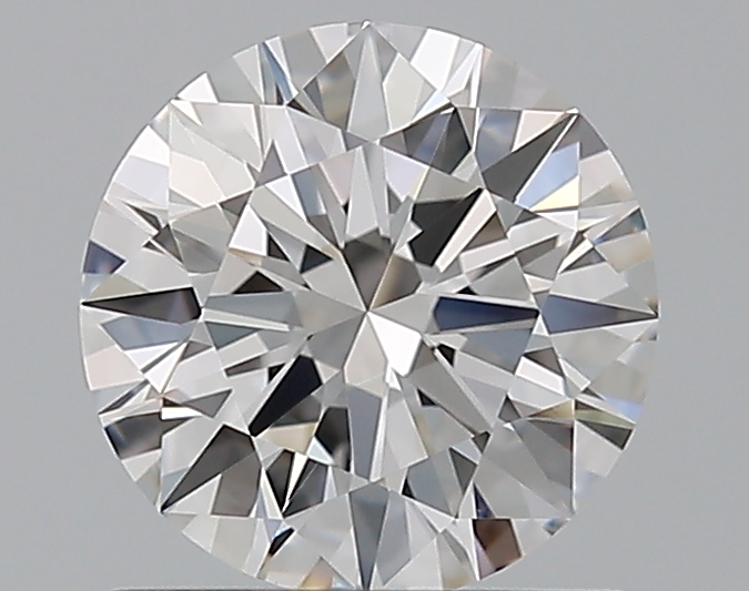 1 CaratF-VVS2 EX Cut Round Diamond