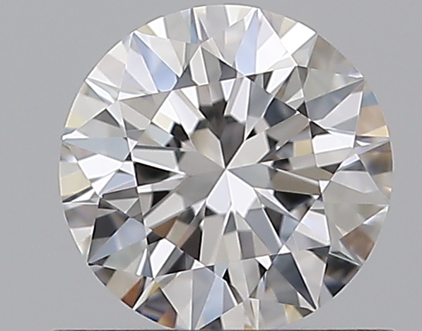 0.65 CaratF-VVS1 EX Cut Round Diamond