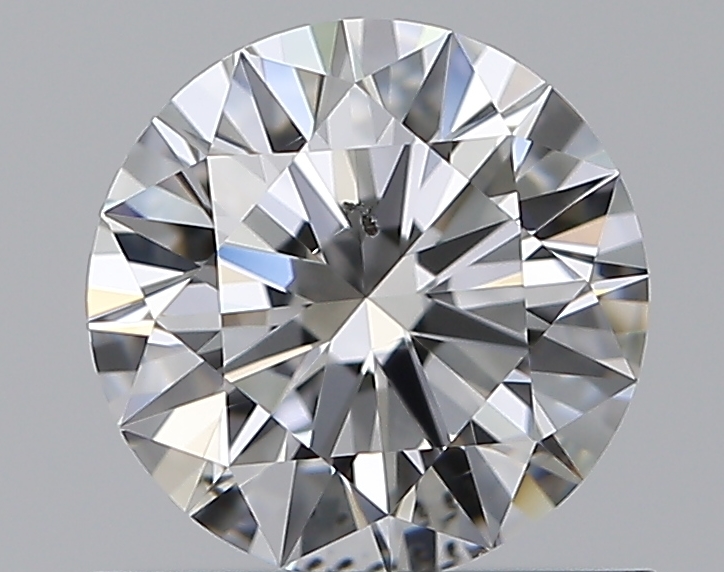 0.71 CaratF-SI1 EX Cut Round Diamond