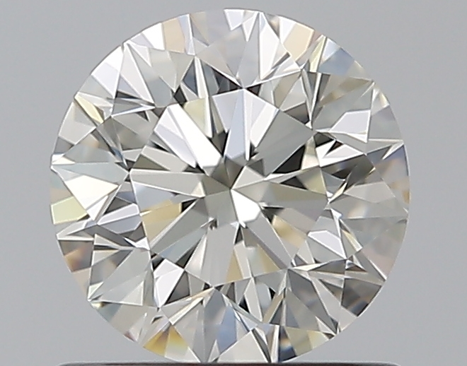 0.9 CaratJ-VVS1 EX Cut Round Diamond
