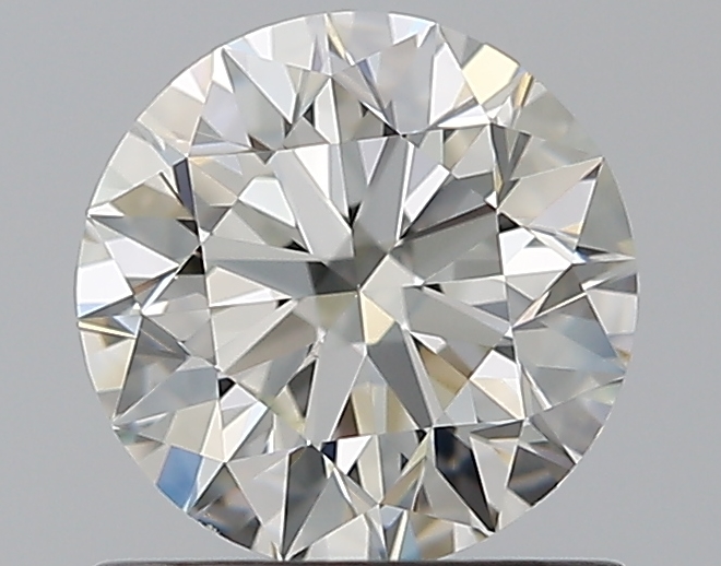 0.9 CaratJ-VS1 EX Cut Round Diamond