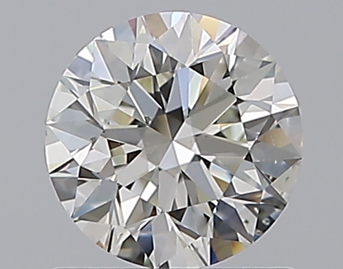 0.72 CaratI-SI1 EX Cut Round Diamond