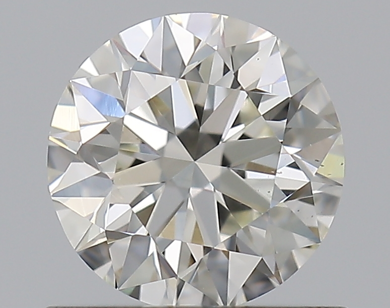 0.71 CaratJ-VS2 EX Cut Round Diamond