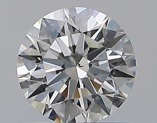 0.79 CaratJ-SI1 EX Cut Round Diamond
