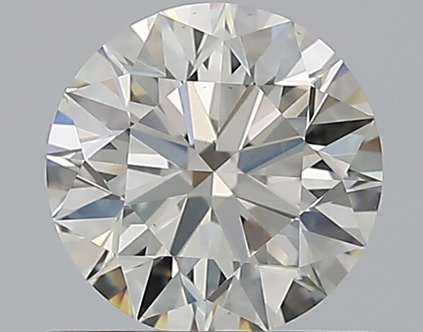 0.76 CaratI-VS2 EX Cut Round Diamond