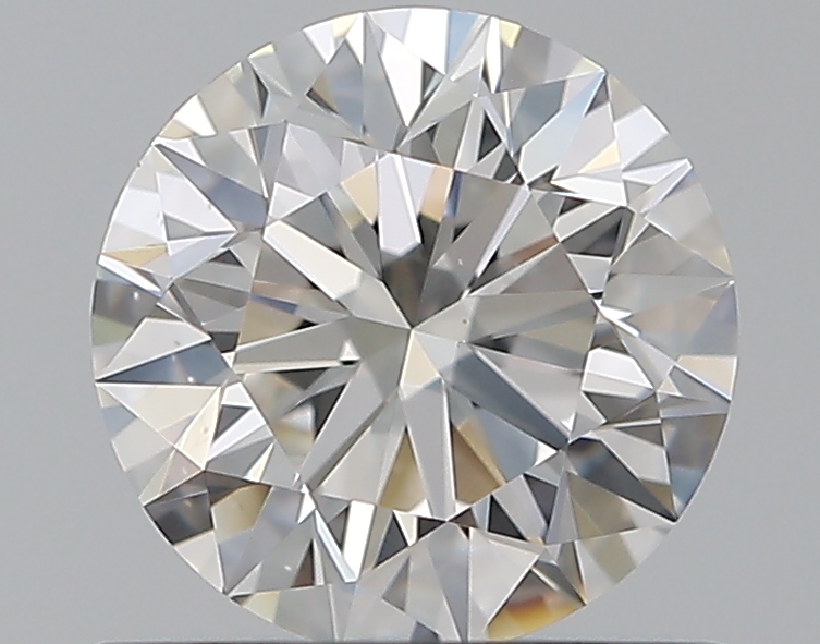 0.77 CaratF-VS2 EX Cut Round Diamond