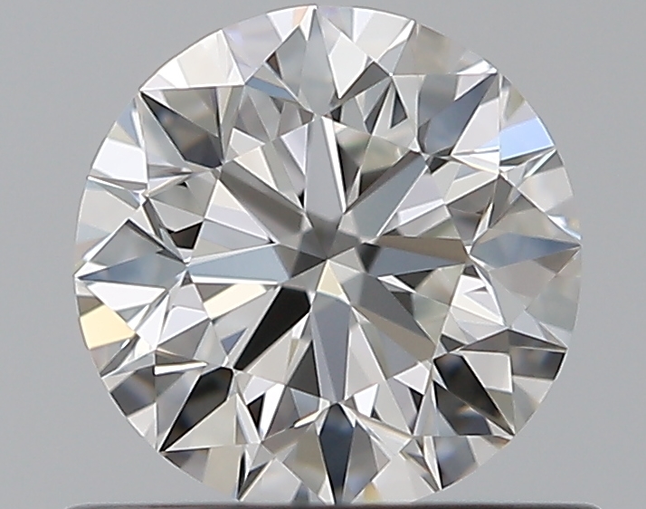 0.65 CaratF-VVS1 EX Cut Round Diamond