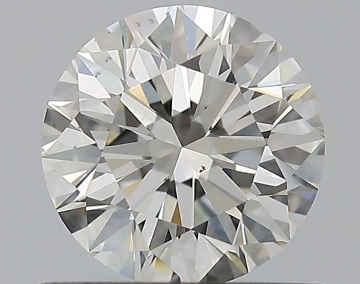 0.75 CaratJ-VS2 EX Cut Round Diamond