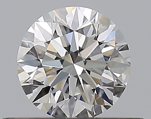 0.38 CaratF-VVS1 EX Cut Round Diamond