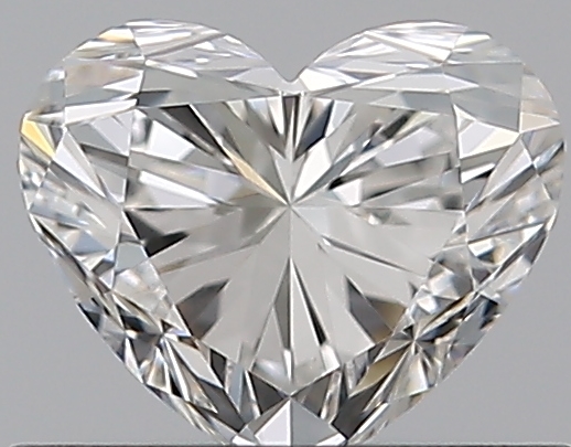 0.53 CaratF-IF - Cut Heart Diamond