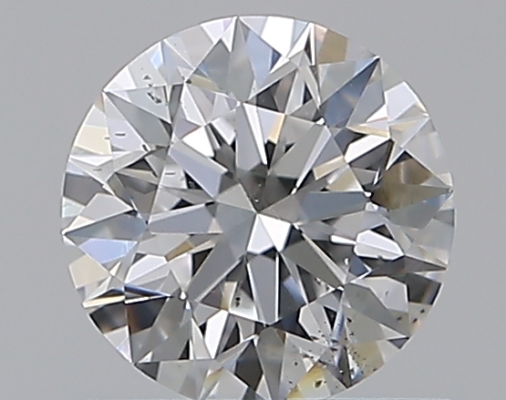 0.66 CaratE-SI1 EX Cut Round Diamond