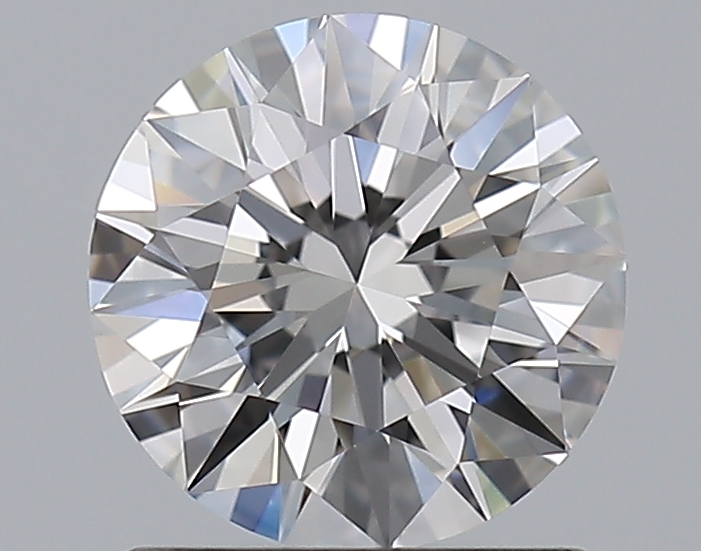 1 CaratD-VVS2 EX Cut Round Diamond