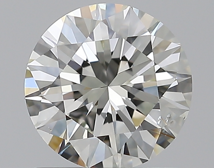 1 CaratJ-SI1 EX Cut Round Diamond