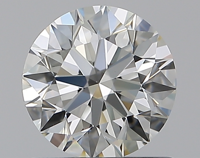 0.9 CaratJ-VS1 EX Cut Round Diamond