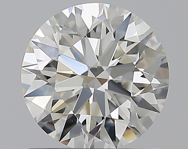 0.9 CaratJ-VVS2 EX Cut Round Diamond