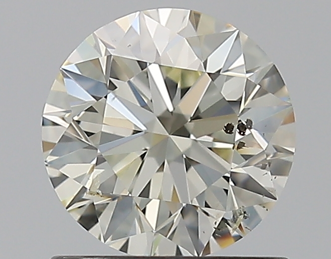 0.96 CaratL-SI2 EX Cut Round Diamond