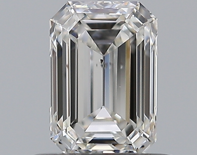 0.59 CaratG-SI1 - Cut Emerald Diamond