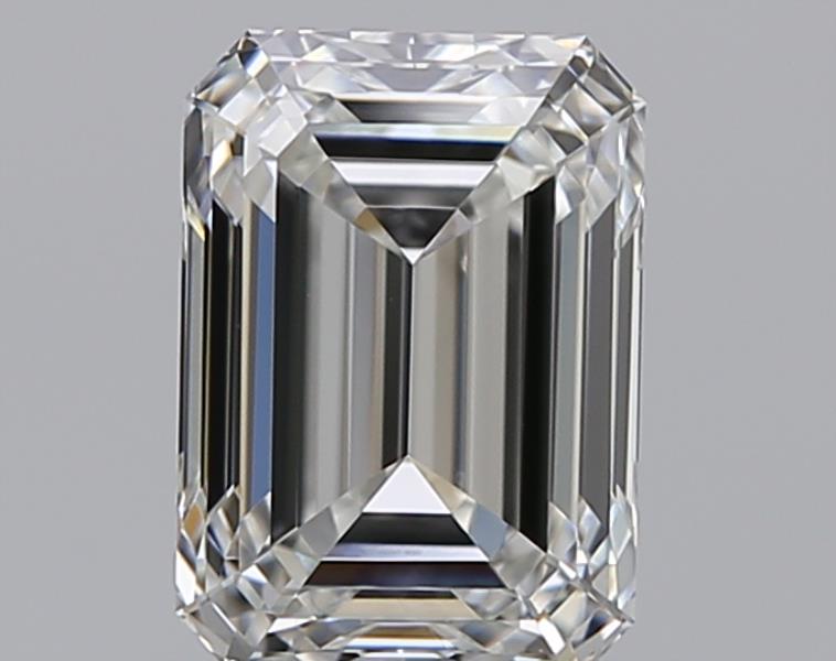 1 CaratG-VVS2 - Cut Emerald Diamond