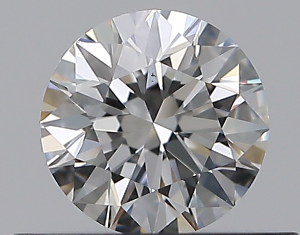 0.38 CaratF-VS2 EX Cut Round Diamond