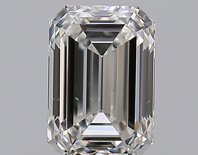 0.59 CaratH-VS1 - Cut Emerald Diamond
