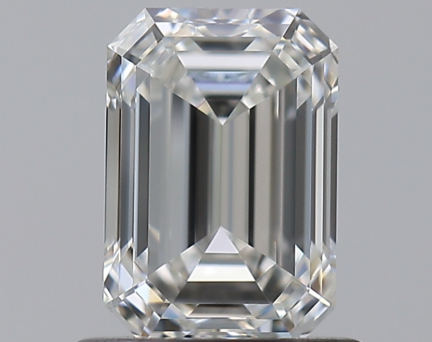 0.81 CaratH-VVS1 - Cut Emerald Diamond