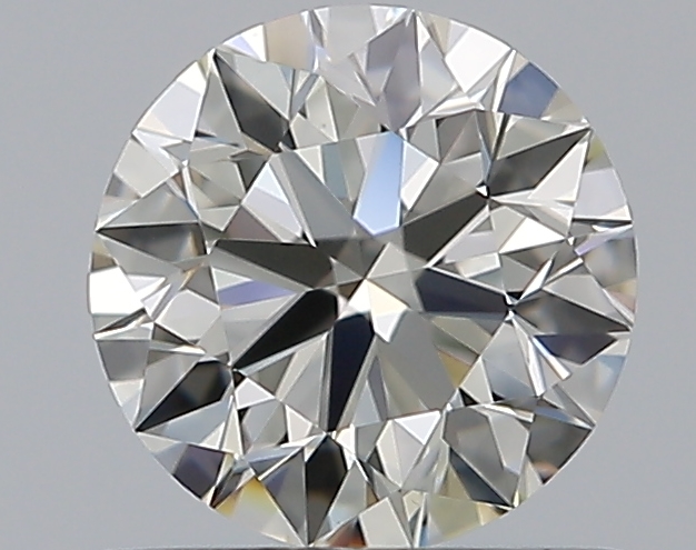 0.65 CaratJ-VS1 EX Cut Round Diamond