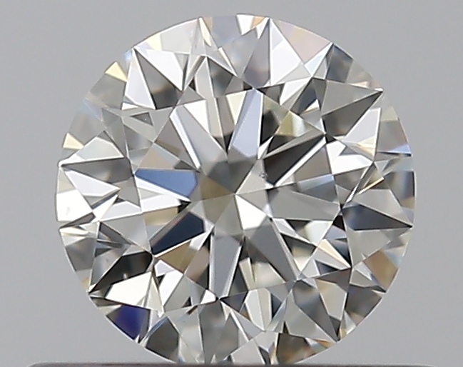 0.48 CaratJ-VS1 EX Cut Round Diamond