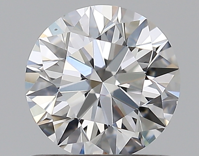 0.65 CaratF-VS2 EX Cut Round Diamond