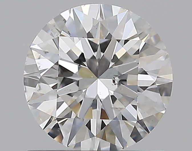 0.81 CaratF-SI2 EX Cut Round Diamond