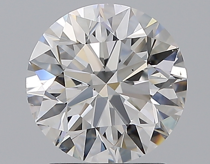 2 CaratF-SI1 EX Cut Round Diamond