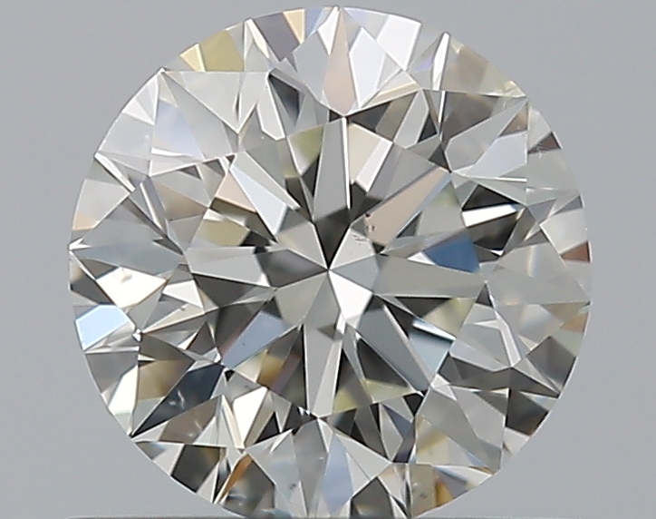 0.75 CaratJ-SI1 EX Cut Round Diamond