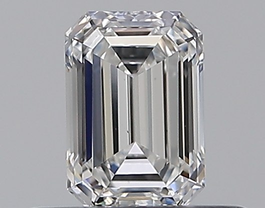 0.42 CaratF-VS1 - Cut Emerald Diamond