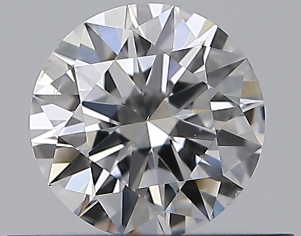 0.38 CaratF-SI1 EX Cut Round Diamond