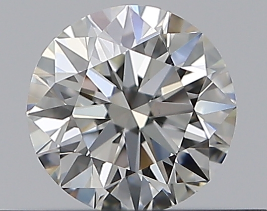0.33 CaratI-VS2 EX Cut Round Diamond