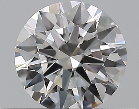 0.33 CaratE-VVS2 EX Cut Round Diamond
