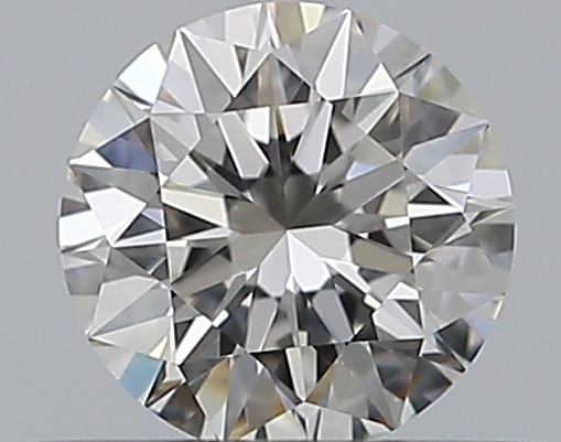 0.37 CaratI-IF EX Cut Round Diamond