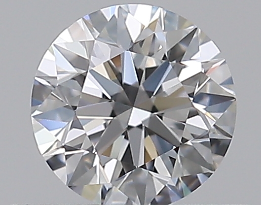 0.35 CaratD-VVS2 EX Cut Round Diamond