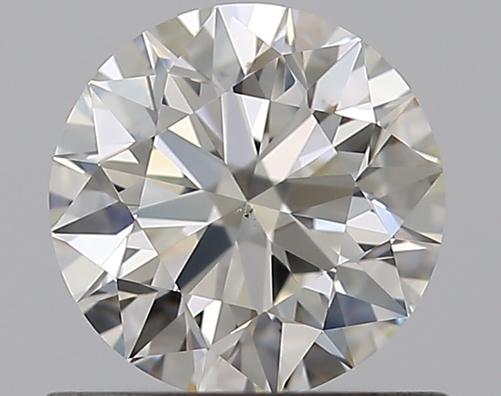 0.72 CaratJ-VS2 EX Cut Round Diamond