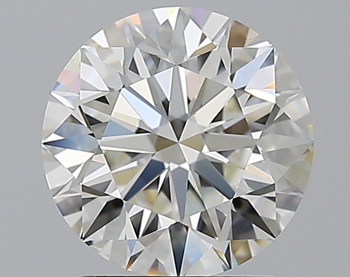 2.01 CaratJ-VS2 EX Cut Round Diamond