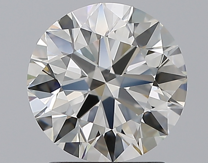 2.01 CaratJ-VS2 EX Cut Round Diamond
