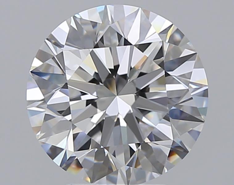 3.37 CaratD-VVS1 EX Cut Round Diamond