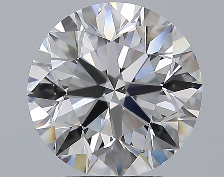 3 CaratE-VS2 EX Cut Round Diamond
