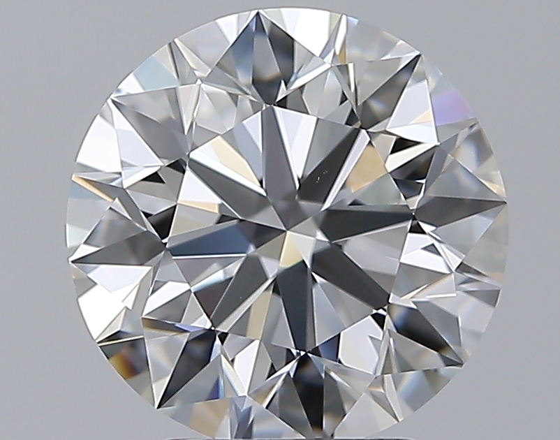 3.01 CaratF-VS1 EX Cut Round Diamond