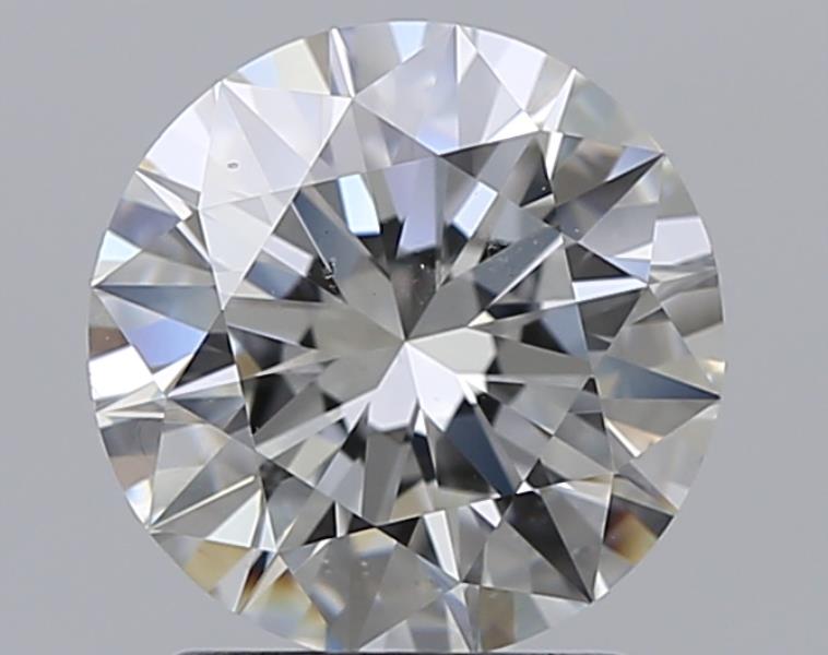 1.61 CaratG-SI1 EX Cut Round Diamond